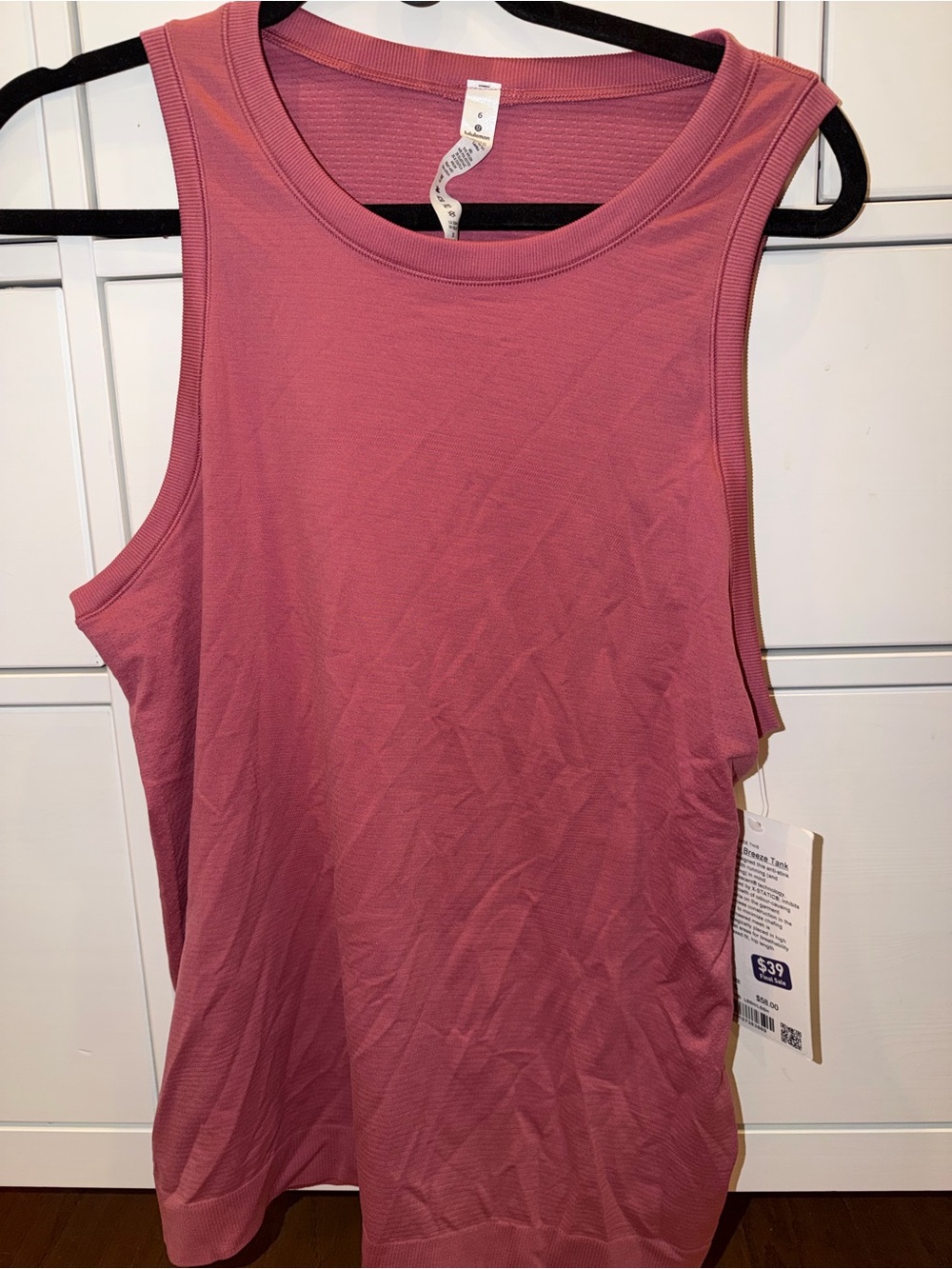 lululemon athletica Women's Sleeveless Tank - Rose